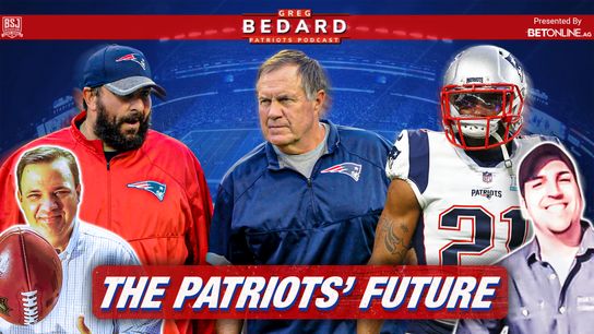 .@betonline_ag Podcast: Bedard Patriots Pod - Patriots' Future w/Butler, Groh, Patricia & Mack Wilson taken at BSJ Headquarters (Patriots)